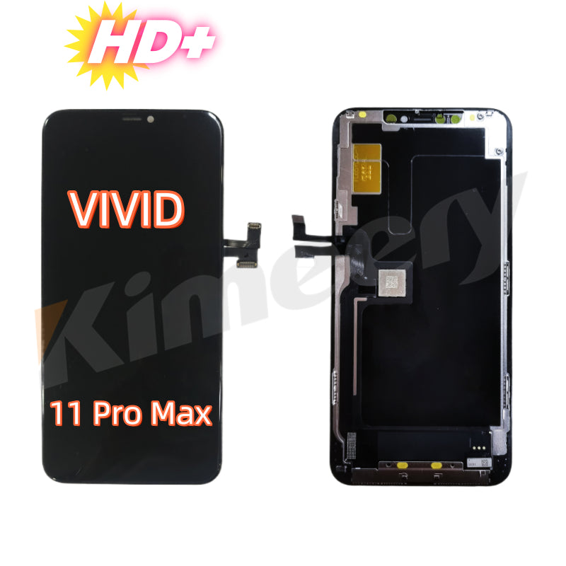 Substituição de tela de telefone HD+ VIVID Troca CI para iPhone 11 Pro Max