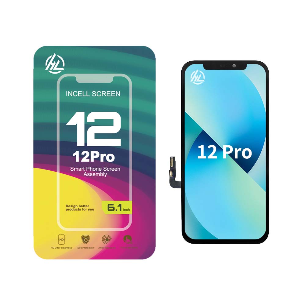 Substituição de tela de telefone HD+ VIVID para iPhone 12 / 12 Pro