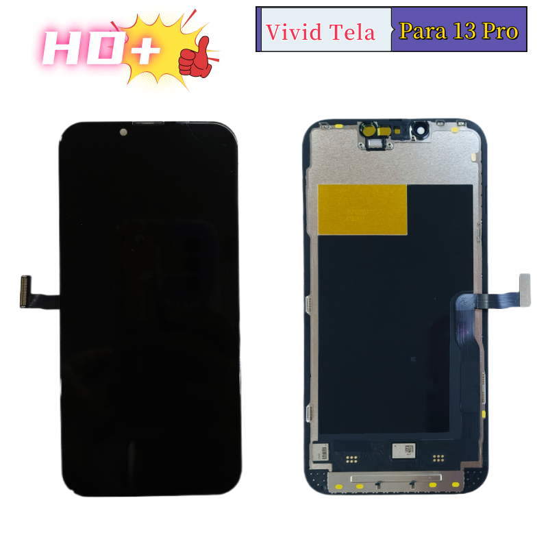 Substituição de tela de telefone HD+ VIVID para iPhone 13 Pro