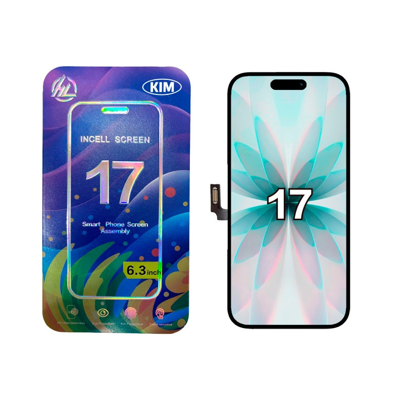 Tela de telefone HD+ VIVID para iPhone 17