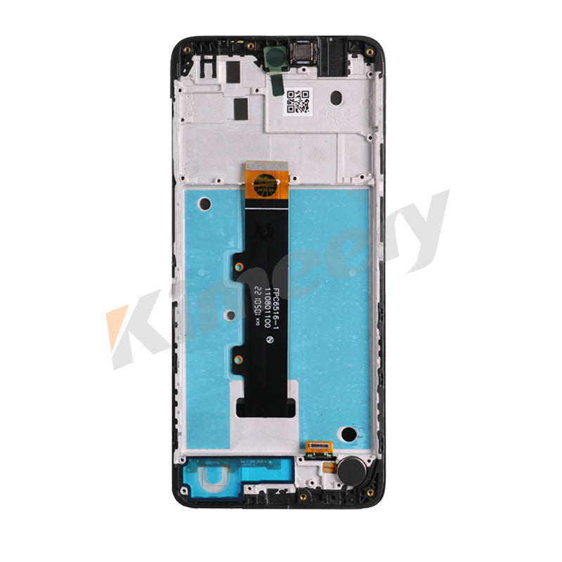 Tela sensível ao toque LCD National+ Parts para Motorola Moto G22
