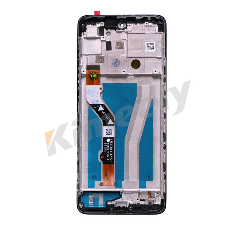 Pantalla LCD digitalizadora de pantalla táctil con marco para Motorola Moto G60