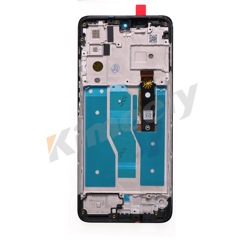Pantalla LCD digitalizadora táctil con marco para Motorola Moto G52