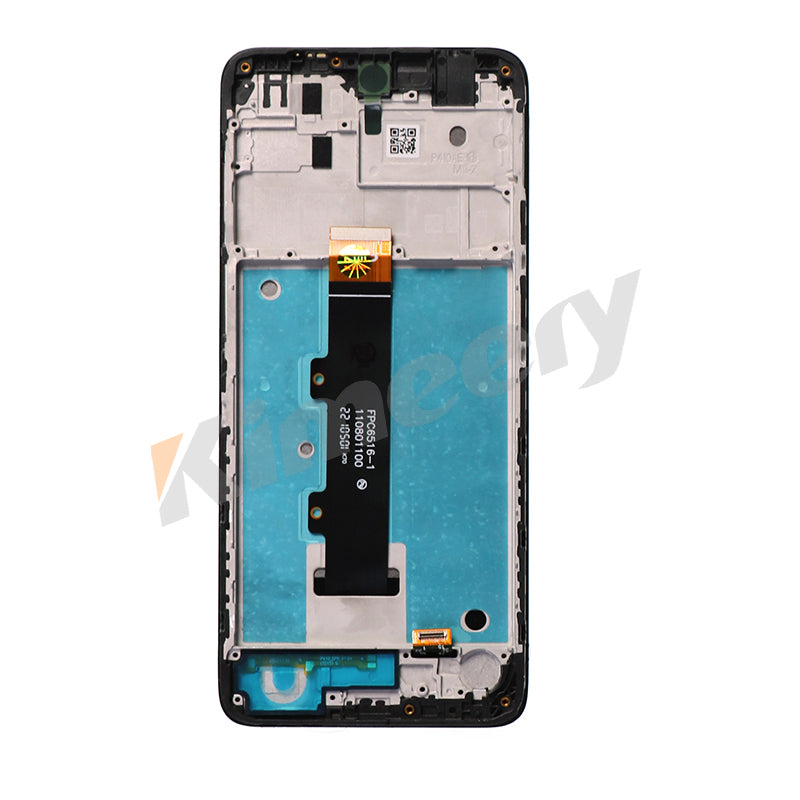 Tela sensível ao toque LCD Com Aro para Motorola Moto G22