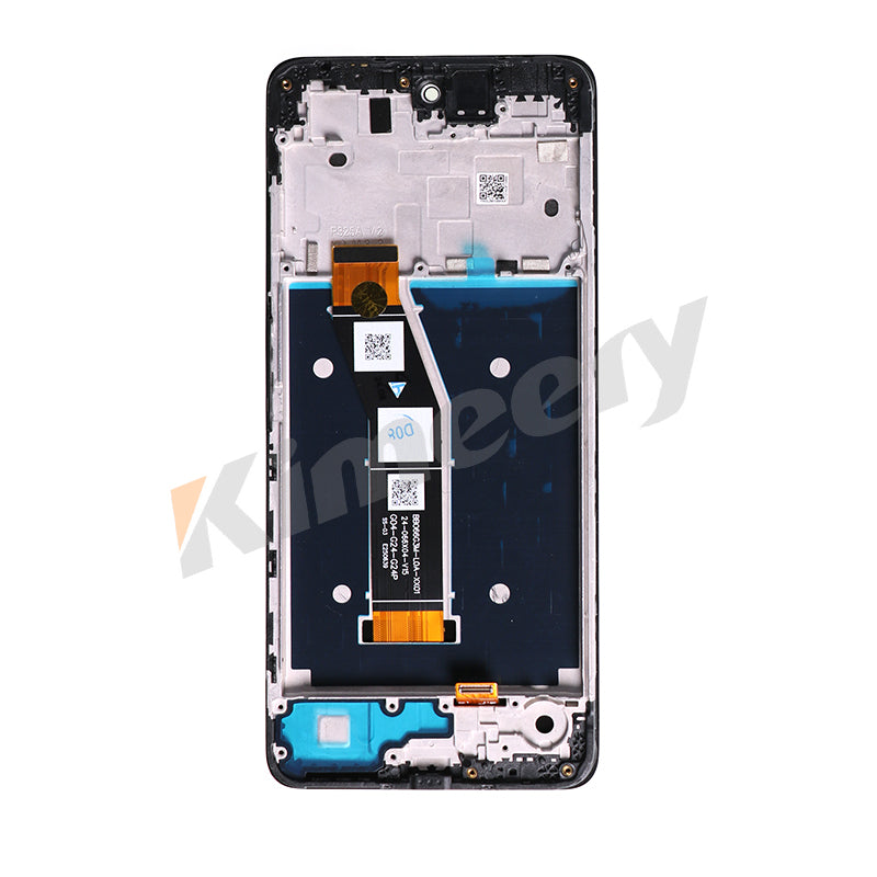 Tela sensível ao toque LCD Com Aro para Motorola Moto G24