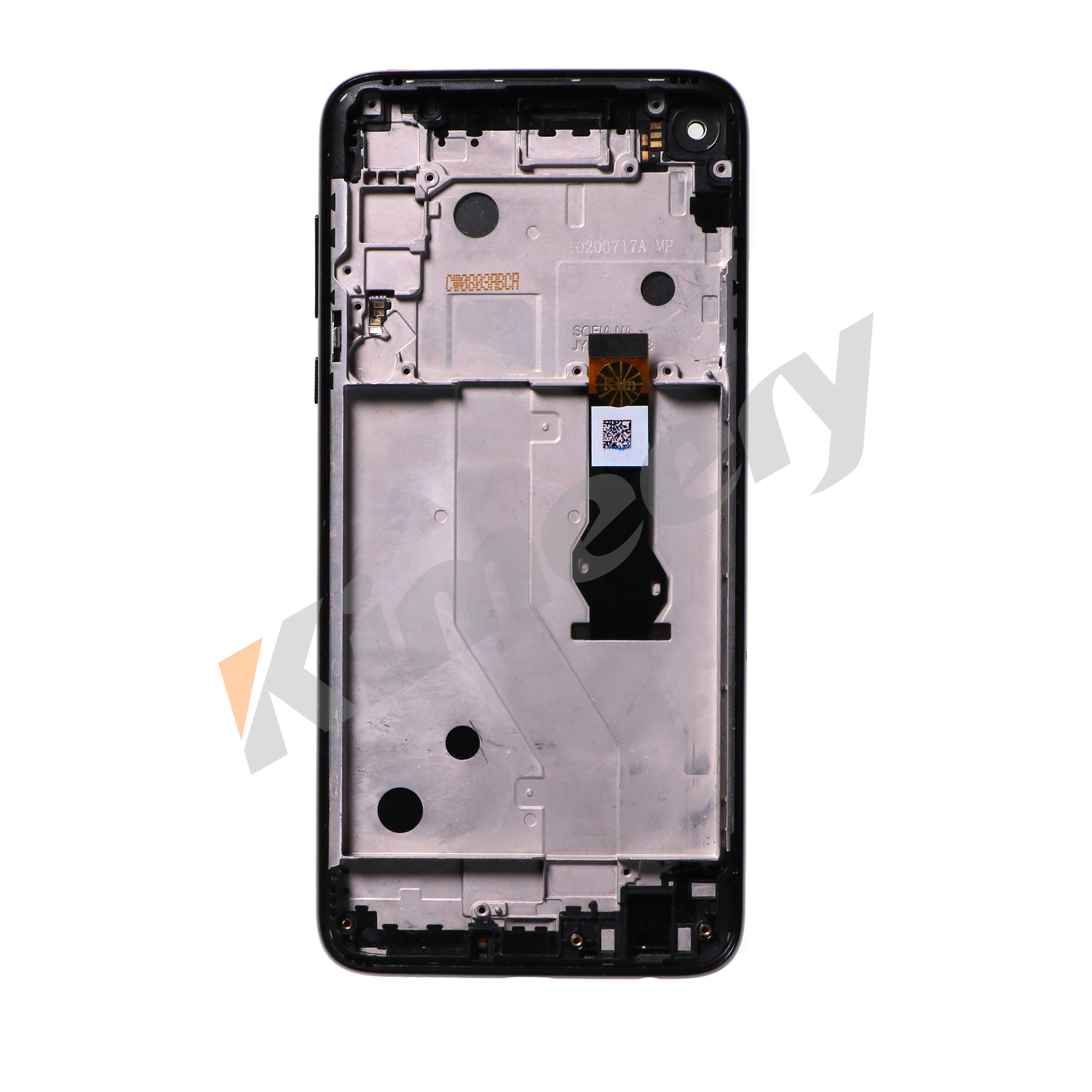 Tela LCD digitalizadora touchscreen com moldura para Motorola Moto G8 Power