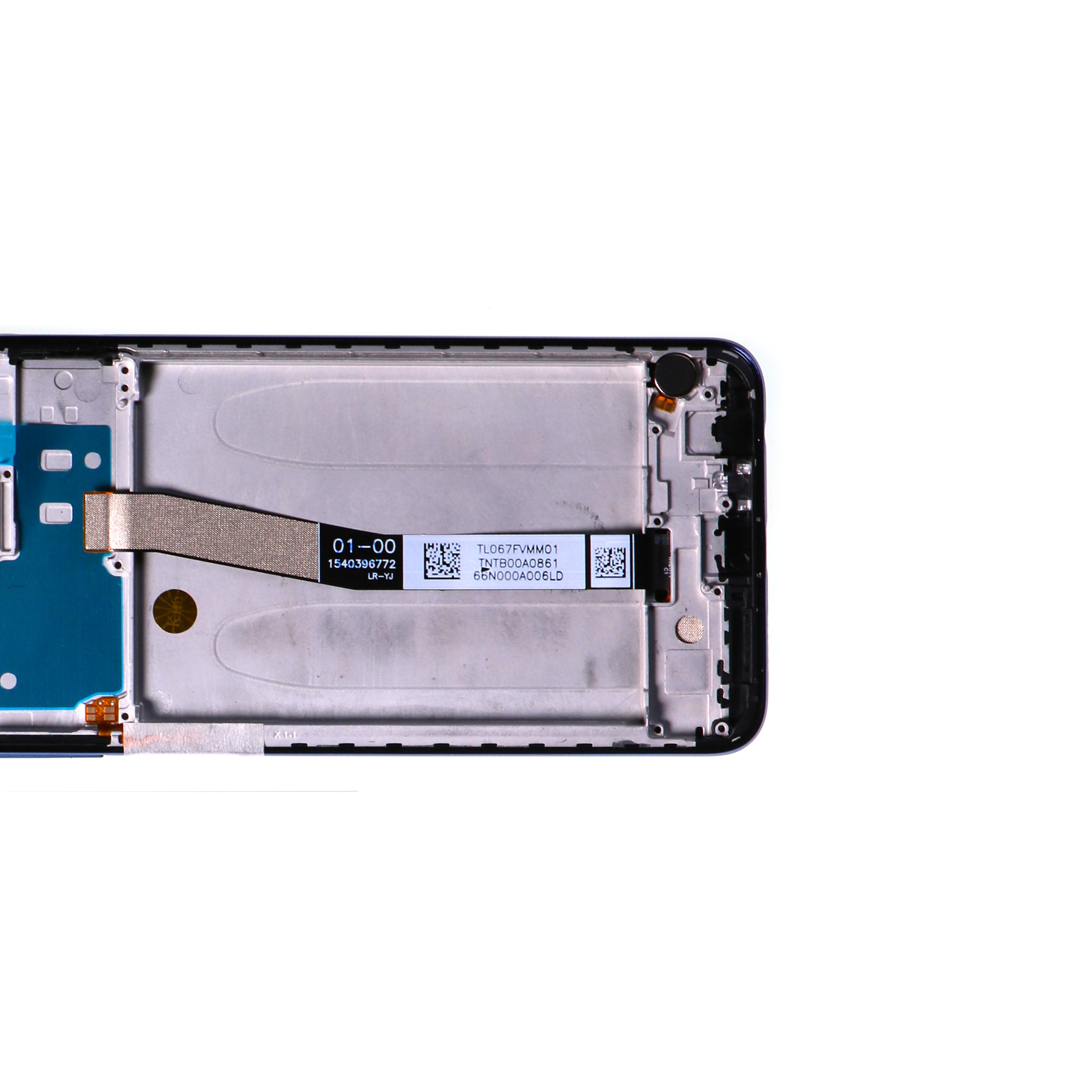 Tela LCD com moldura e peças compatíveis com Xiaomi Redmi Note 9S AZUL