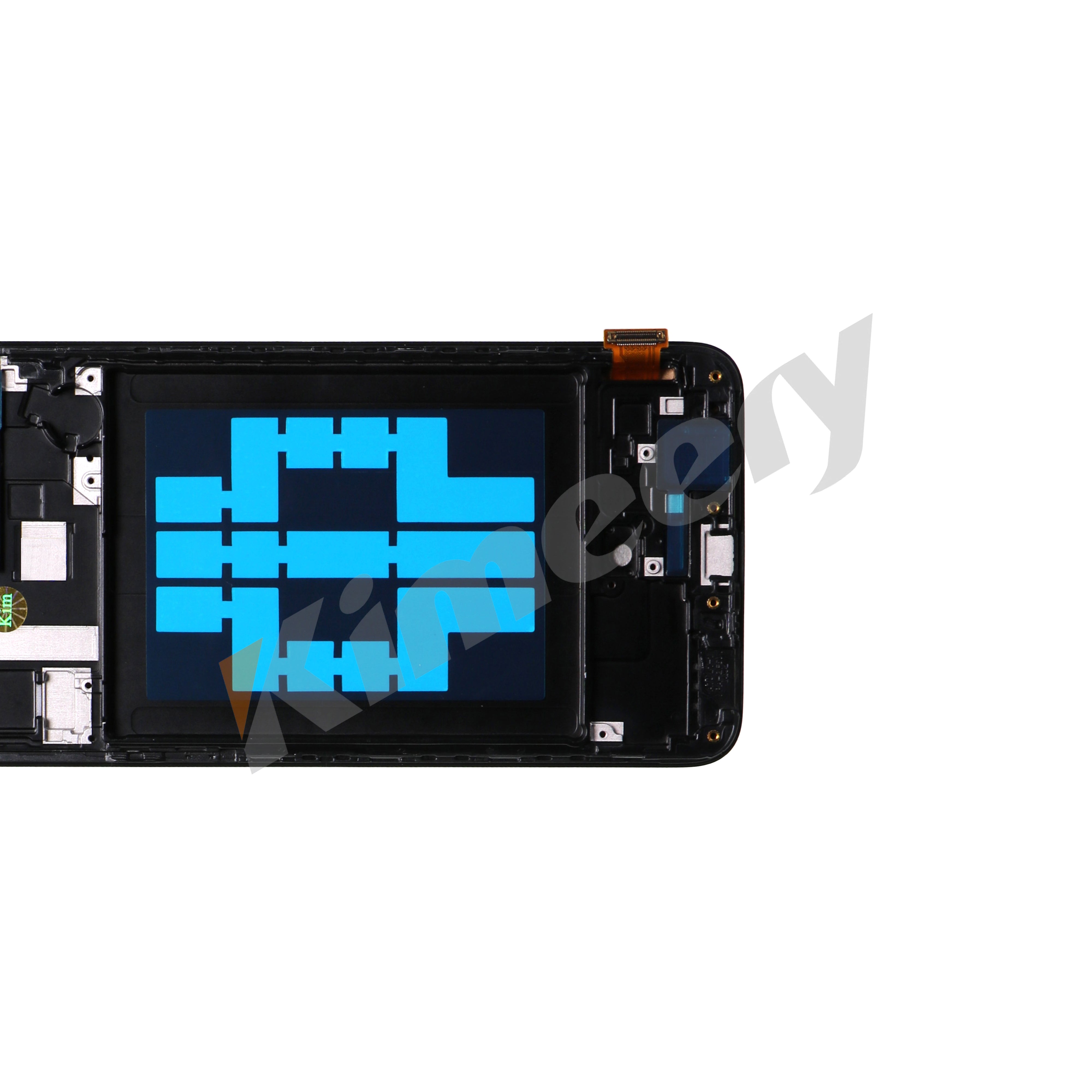 Conjunto de tela INCELL com moldura compatíveis para Samsung Galaxy A70