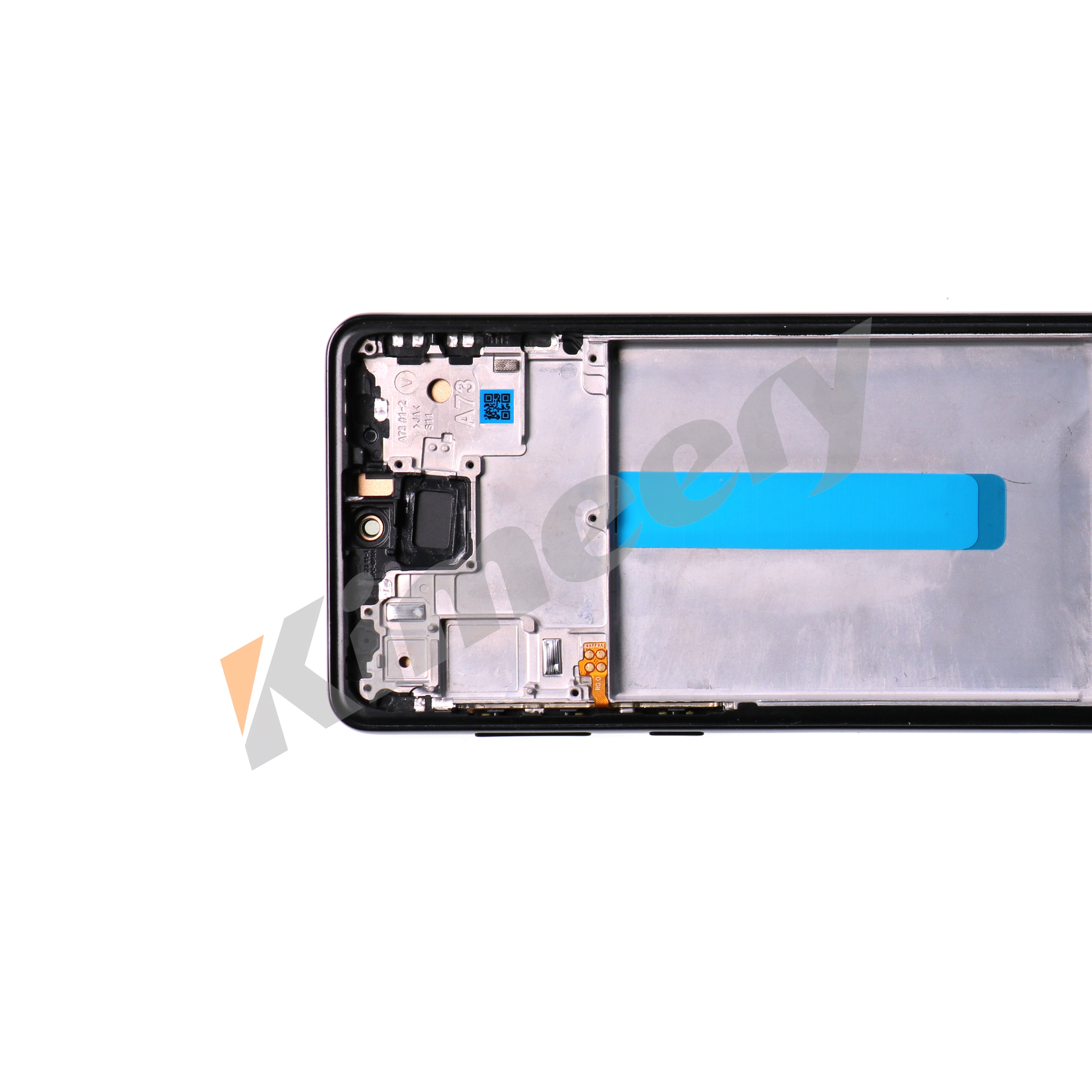 Conjunto de tela INCELL com moldura compatíveis para Samsung Galaxy A73 5G