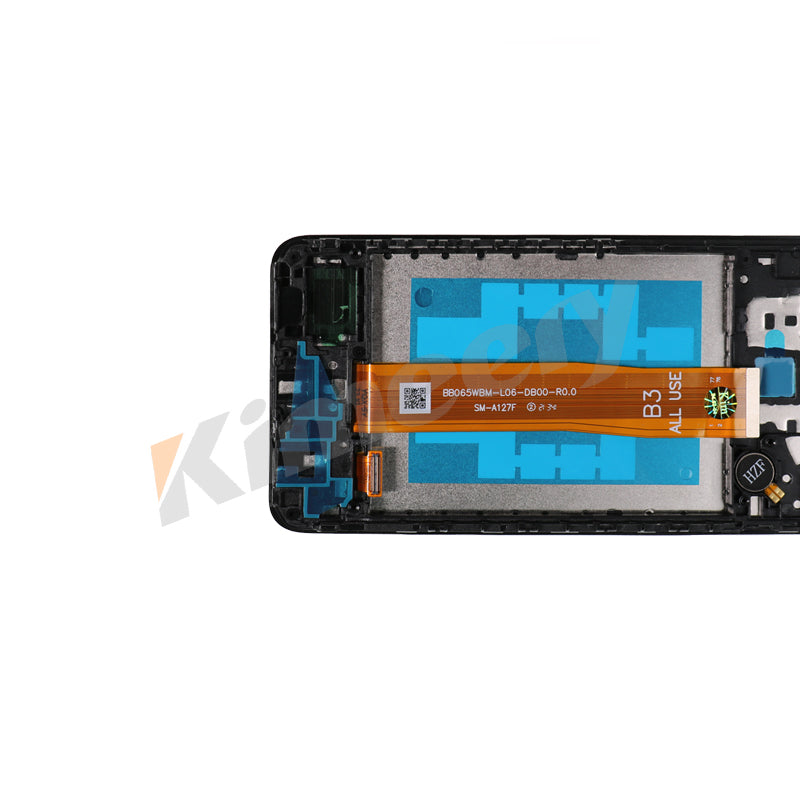 Conjunto de tela LCD com peças compatíveis para Samsung Galaxy A02