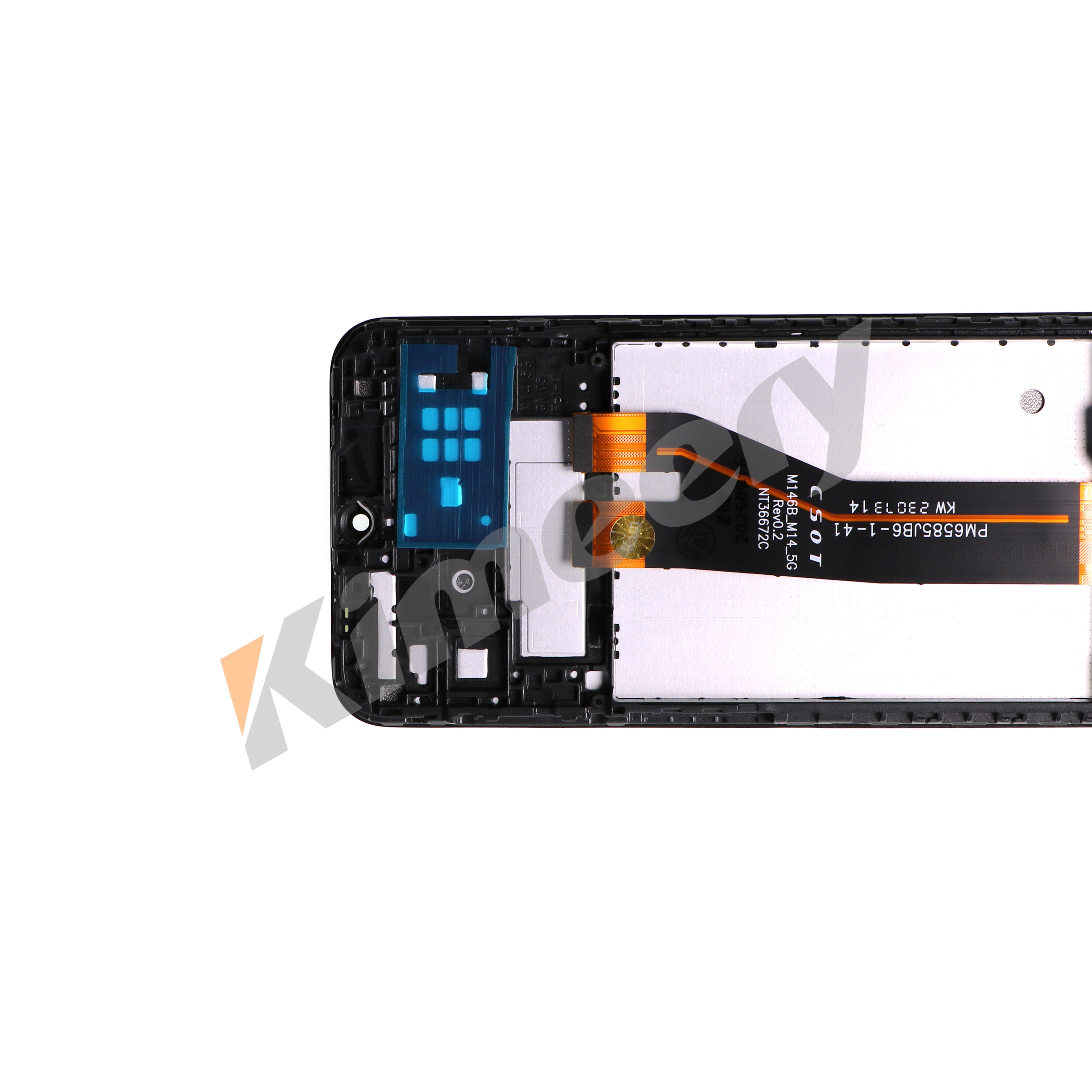 Tela LCD completa com moldura, sem acessórios, compatível com Samsung Galaxy M14
