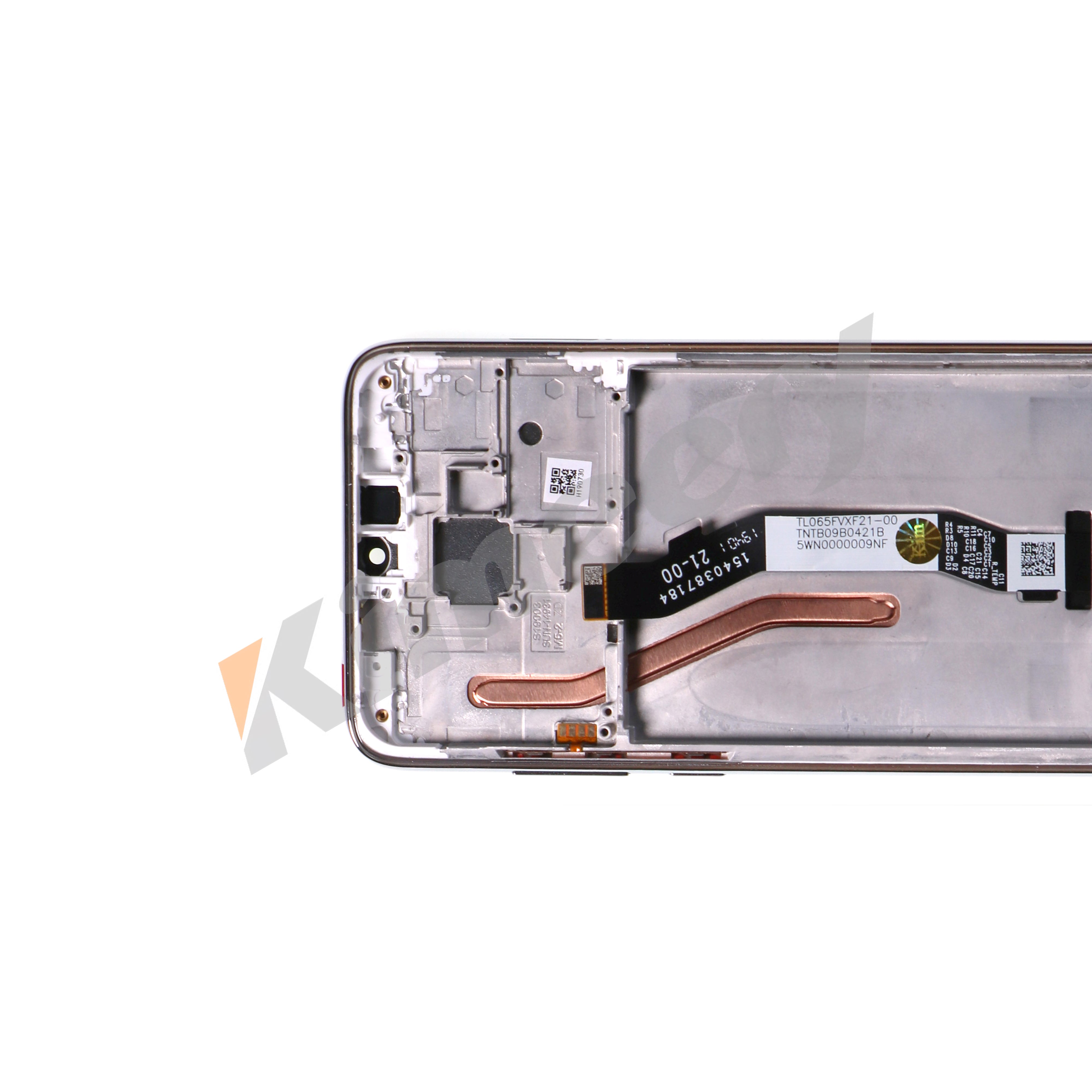 Tela LCD com moldura compatível com Xiaomi Redmi Note 8 Pro