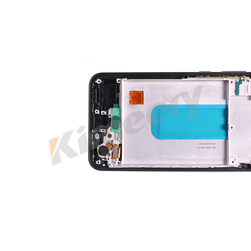 Tela frontal OLED com moldura e peças compatíveis para Samsung Galaxy A34 5G