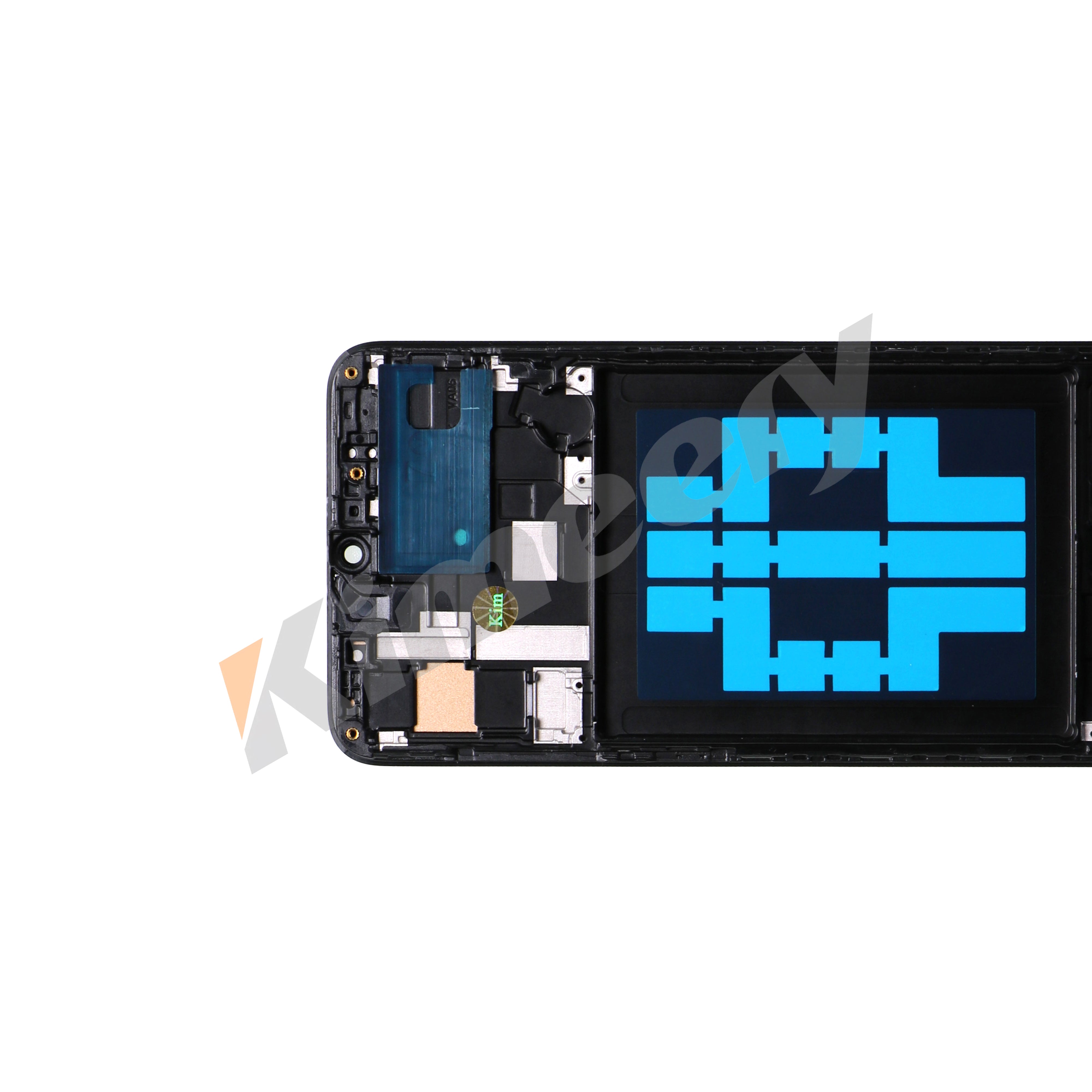 Conjunto de tela INCELL com moldura compatíveis para Samsung Galaxy A70