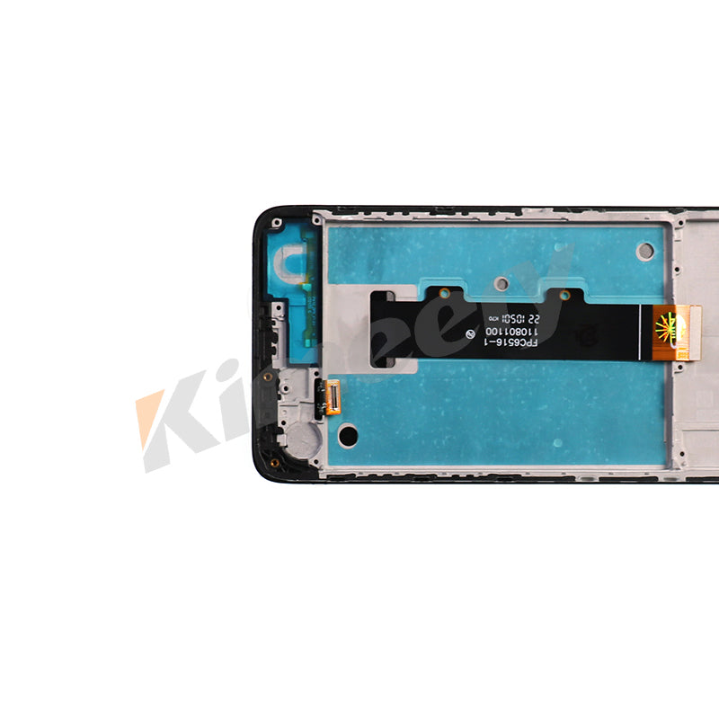 Tela sensível ao toque LCD Com Aro para Motorola Moto G22