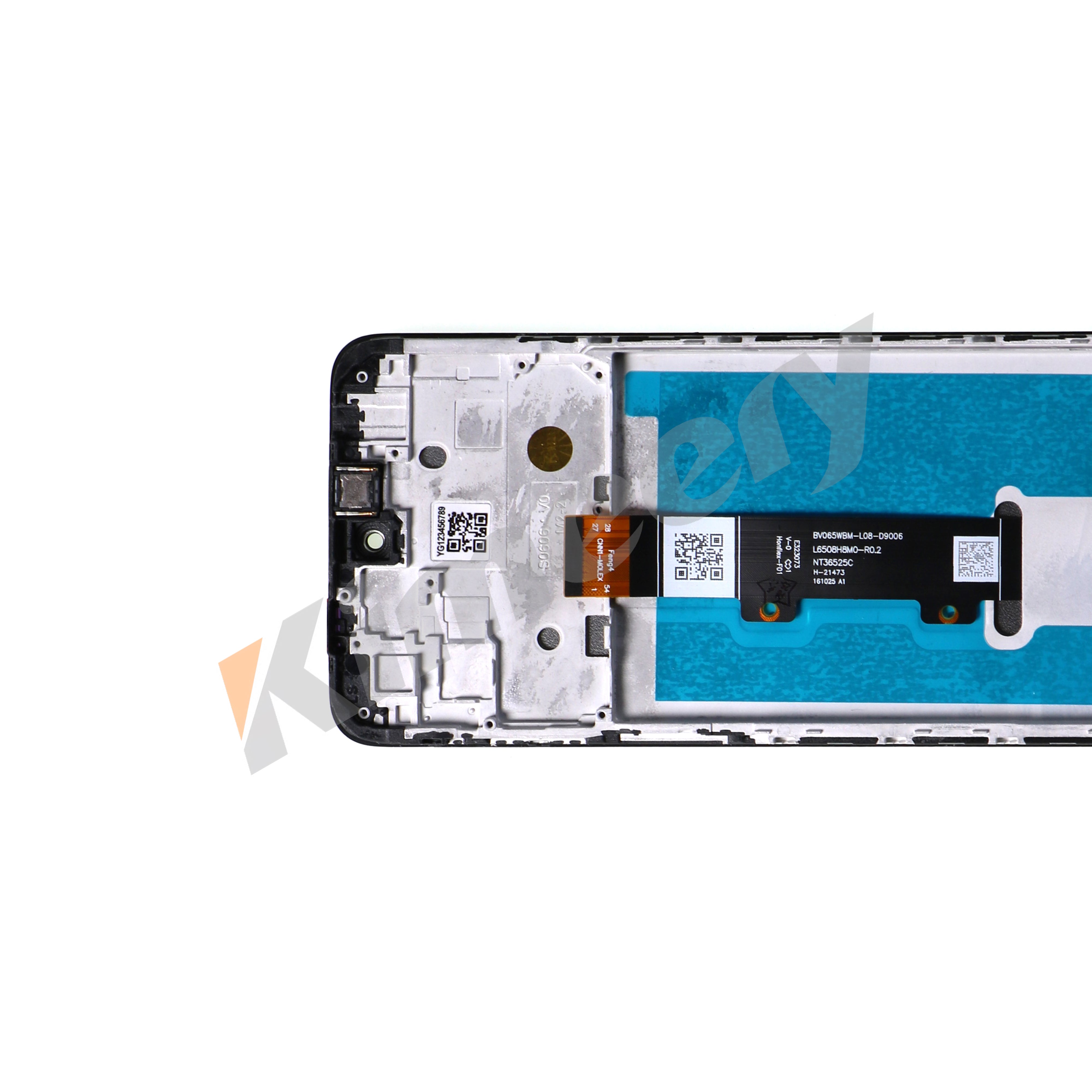 Conjunto de tela LCD com peças compatíveis para Motorola Moto E32