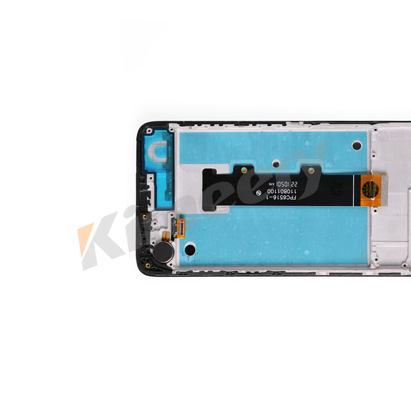 Tela sensível ao toque LCD National+ Parts para Motorola Moto G22