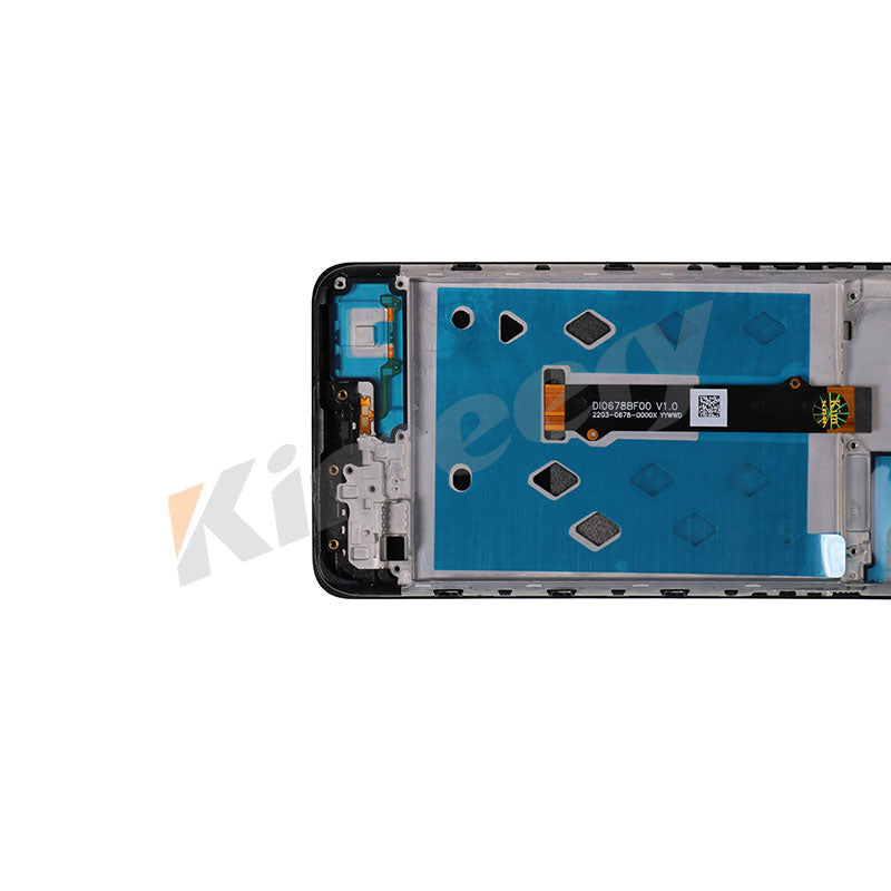 Tela sensível ao toque LCD Com Aro para Motorola Moto G9 Power