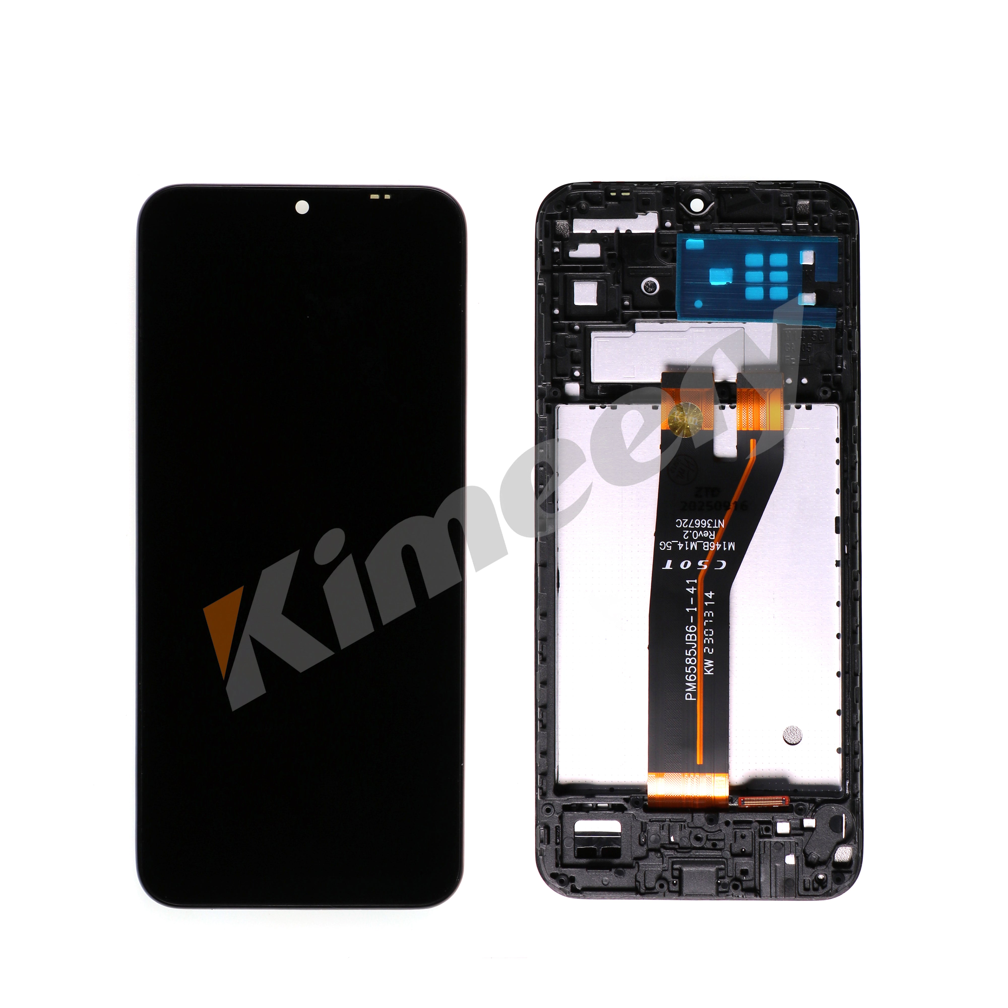 Tela LCD completa com moldura, sem acessórios, compatível com Samsung Galaxy M14