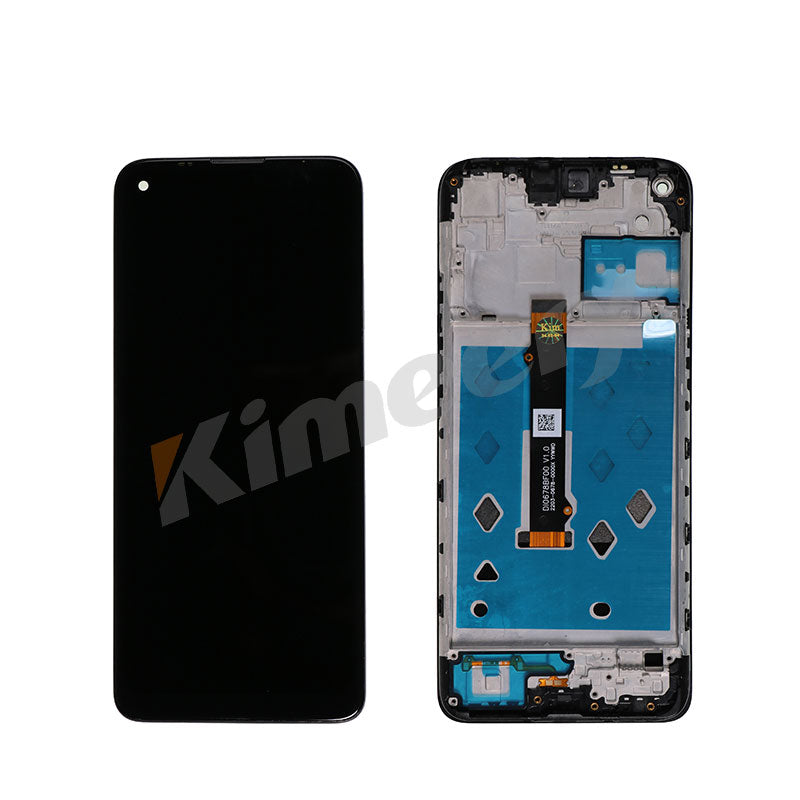 LCD Screen Digitizer Touch Screen Assembly With Frame for Motorola Moto G9 Power