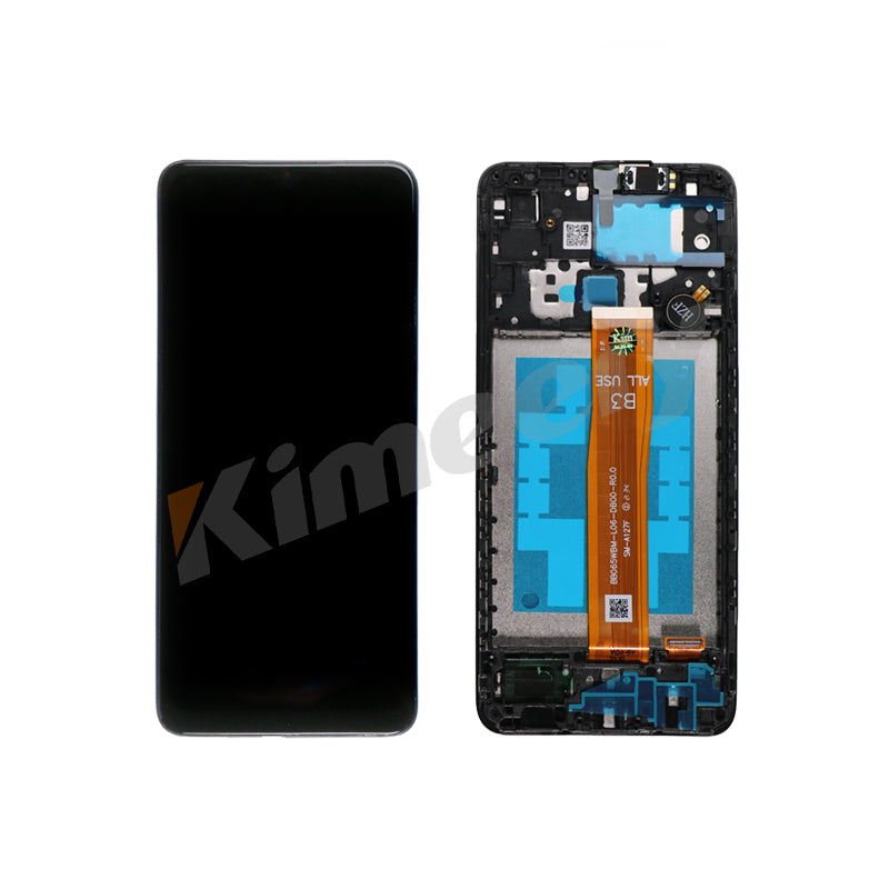 Conjunto de tela LCD com peças compatíveis para Samsung Galaxy A02