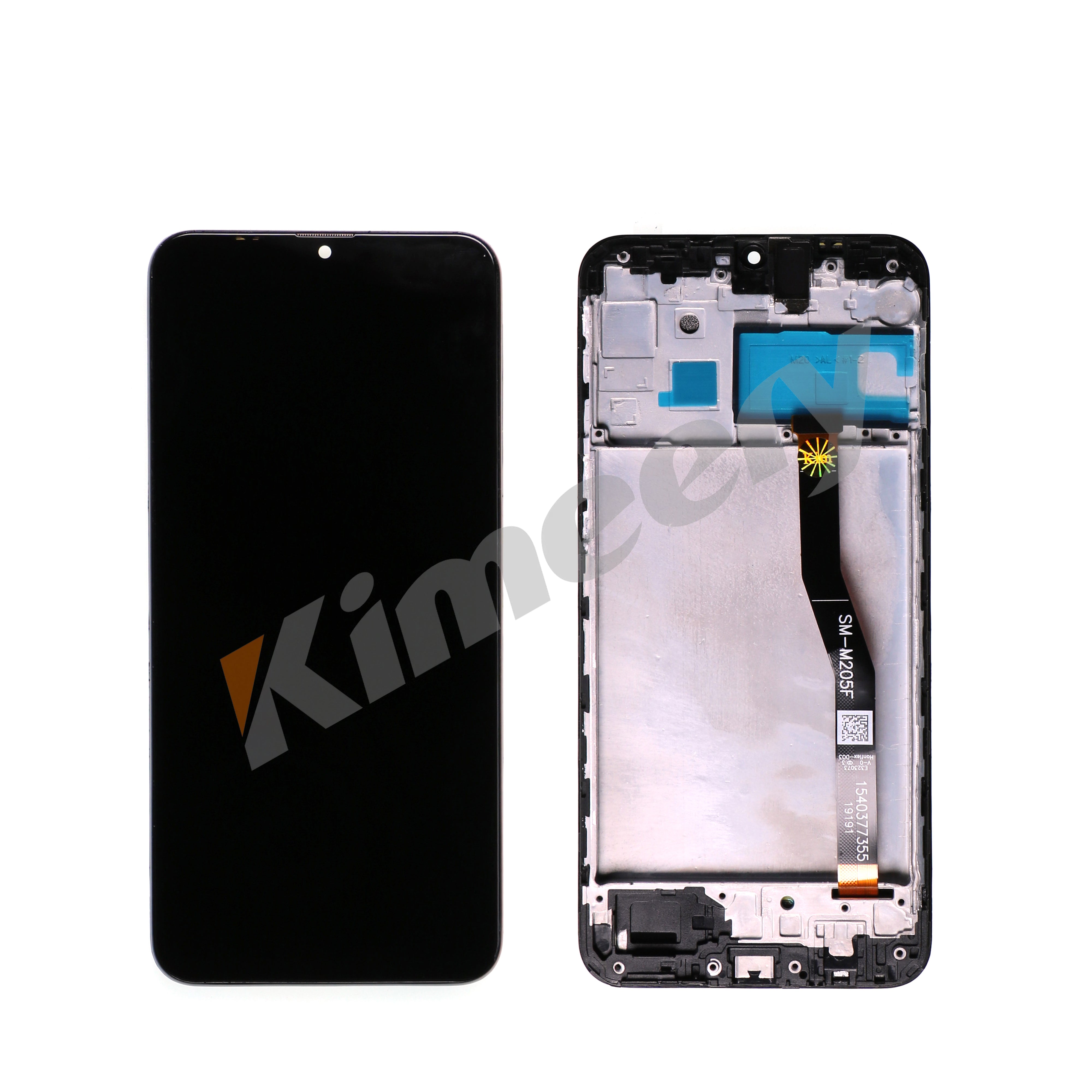 Tela LCD completa com moldura, sem peças, compatível com Samsung Galaxy M20