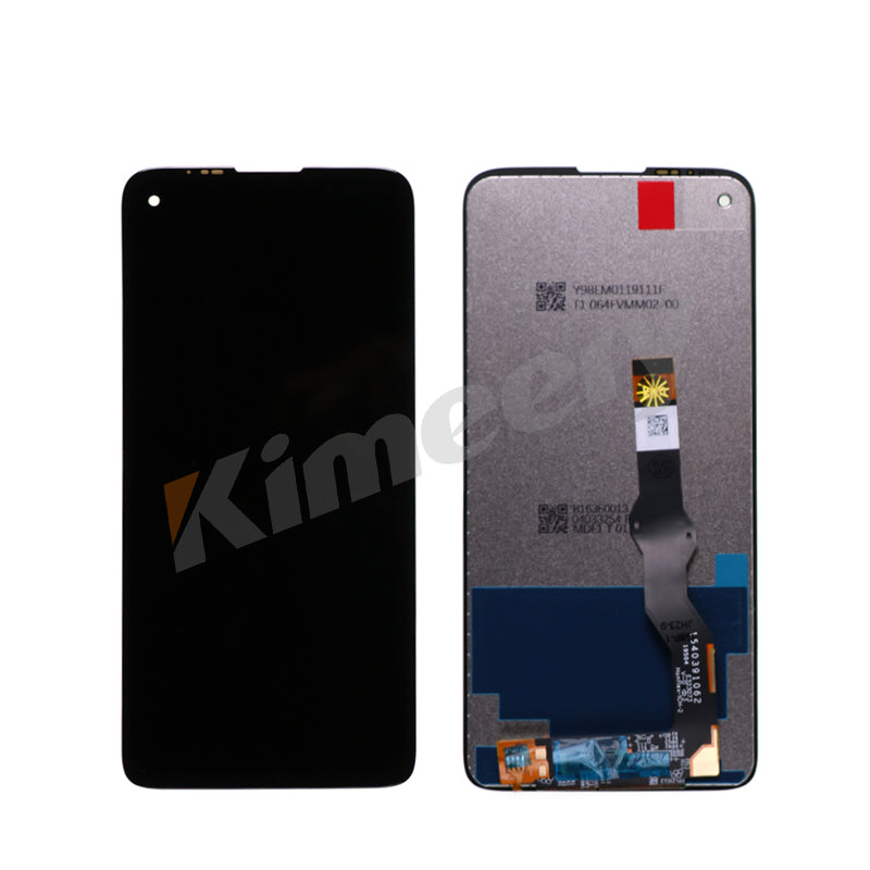 Tela sensível ao toque LCD Com Aro para Motorola Moto G8 Power