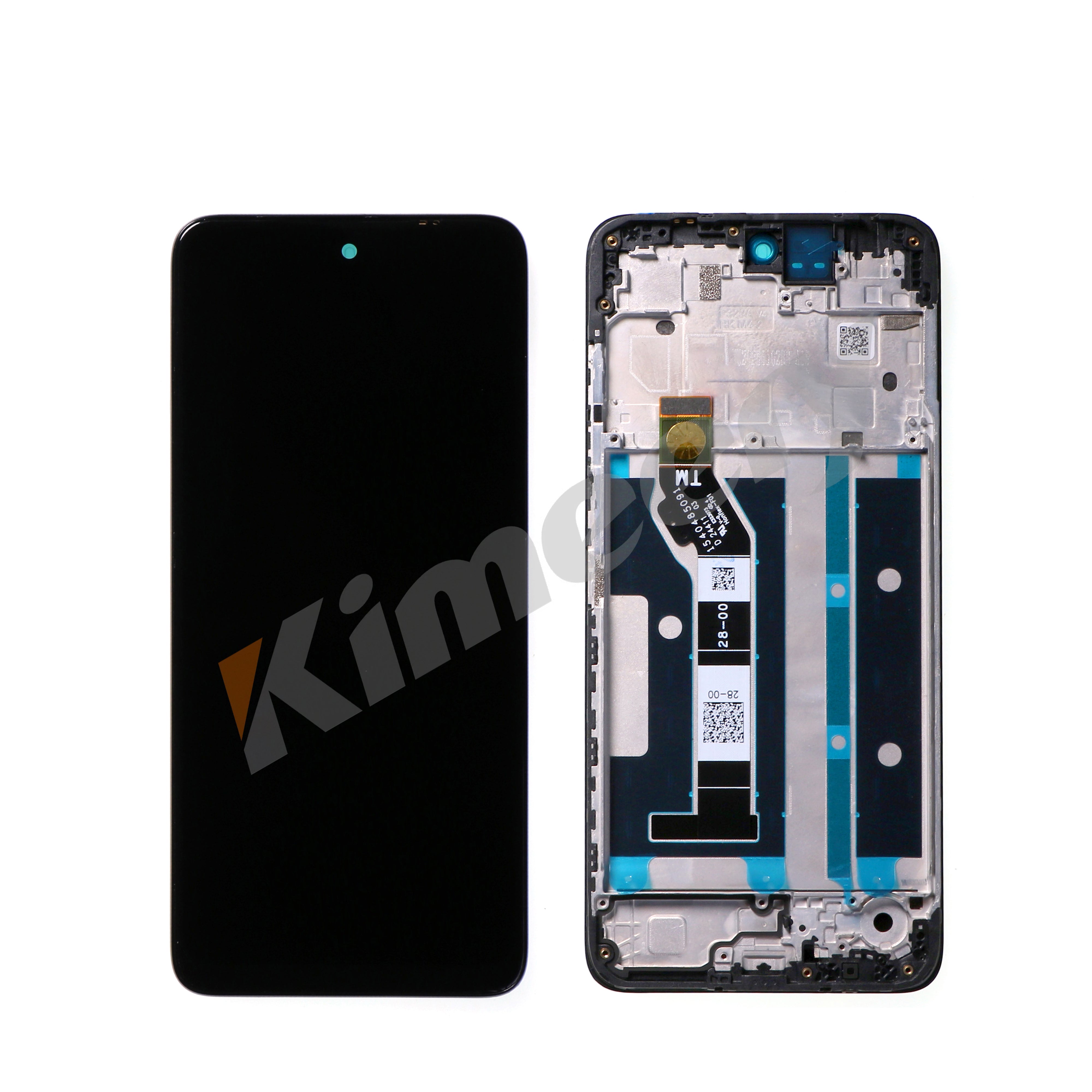 Incell Tela LCD com moldura para Motorola Moto G15