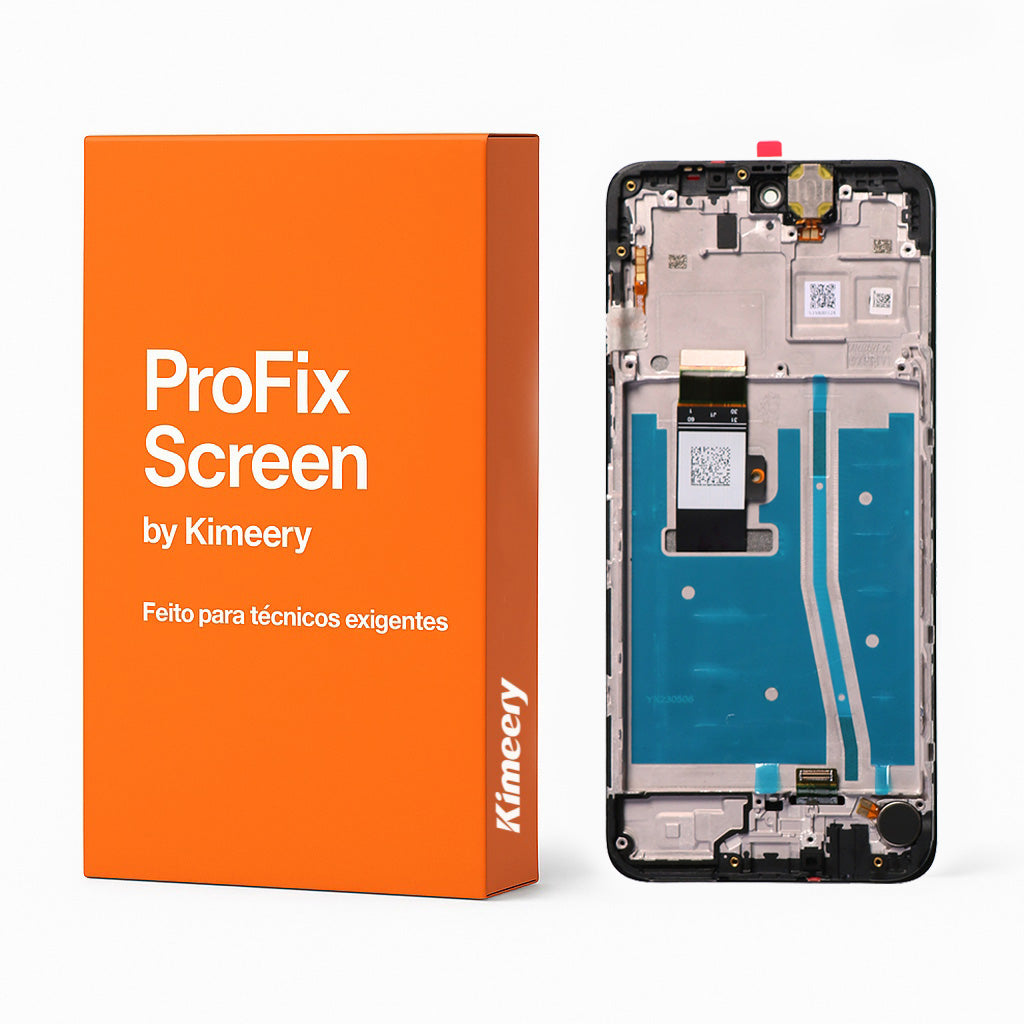 Tela sensível ao toque LCD National+ Parts para Motorola Moto G53