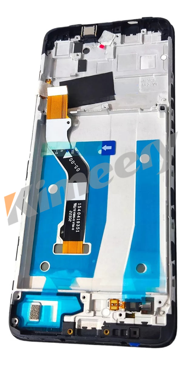 LCD Screen Digitizer Touch Screen Assembly With Frame With Parts for Motorola Moto G60S