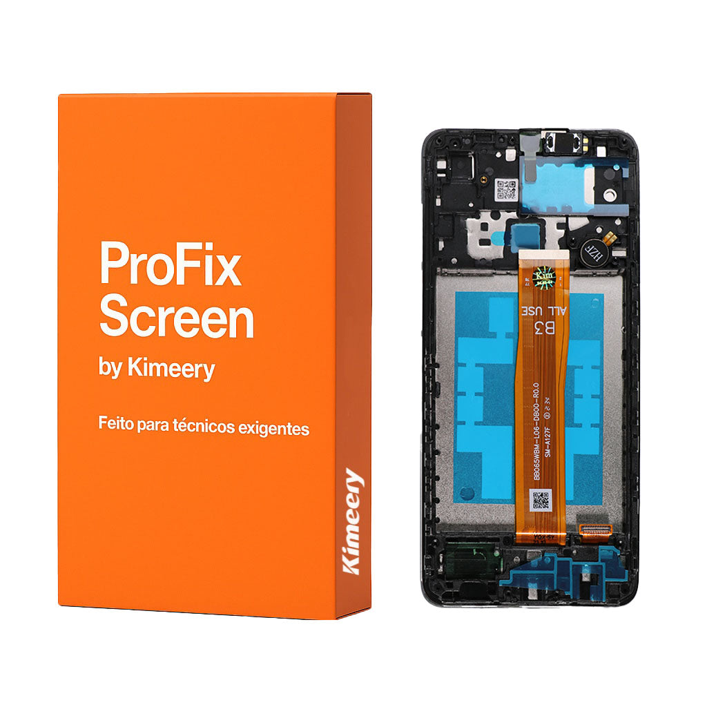 Conjunto de tela LCD com peças compatíveis para Samsung Galaxy A02