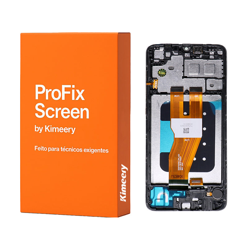 Conjunto de tela LCD com moldura e peças compatíveis com Samsung Galaxy A05
