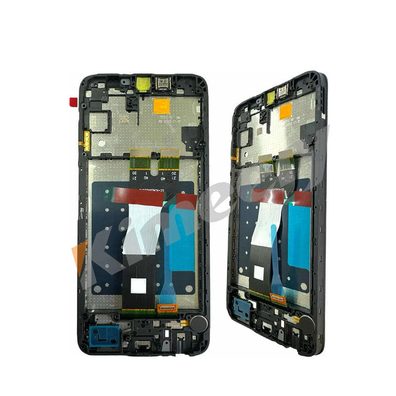 Conjunto de tela LCD com moldura e peças compatíveis com Samsung Galaxy A05s