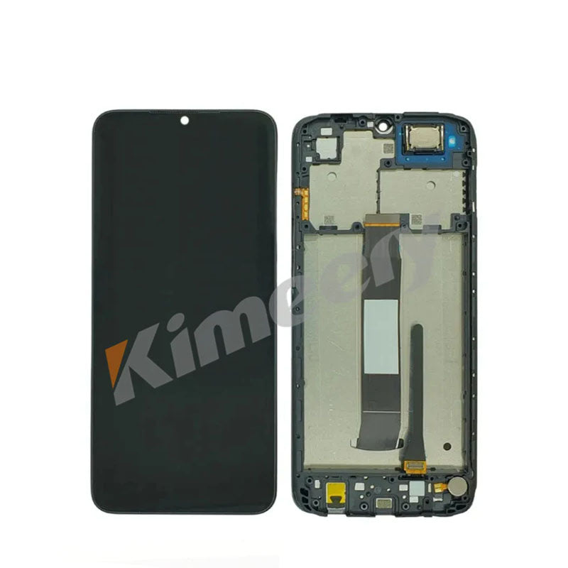 Substituição de tela LCD com moldura e peças compatíveis para Xiaomi Redmi A1