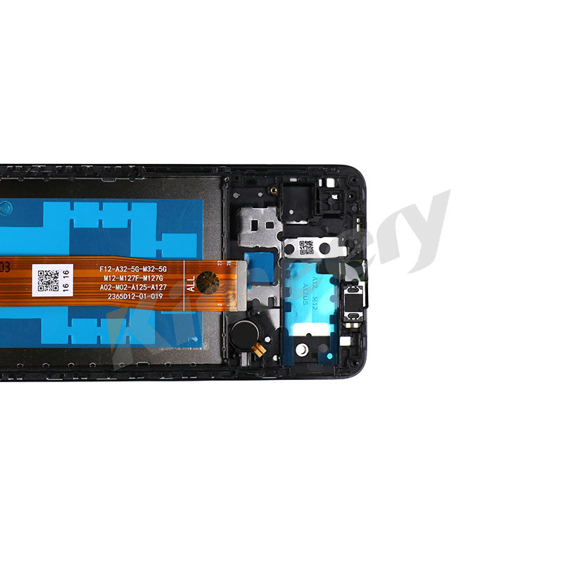 Conjunto de tela LCD com peças compatíveis para Samsung Galaxy A12