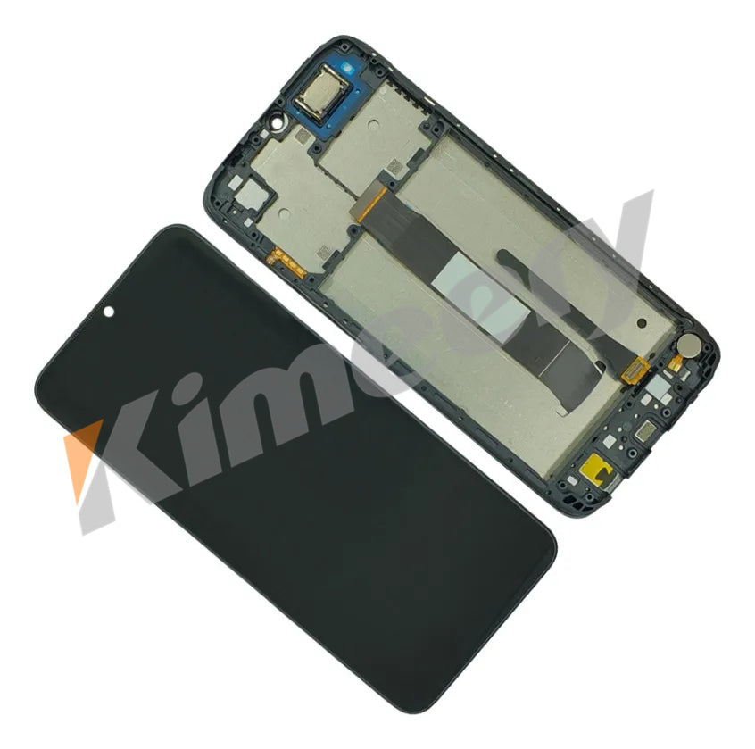 Substituição de tela LCD com moldura e peças compatíveis para Xiaomi Redmi A1