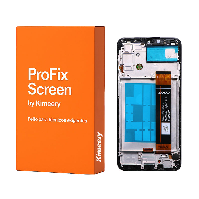 Tela LCD com moldura e peças compatíveis com Samsung Galaxy A23 4G A235