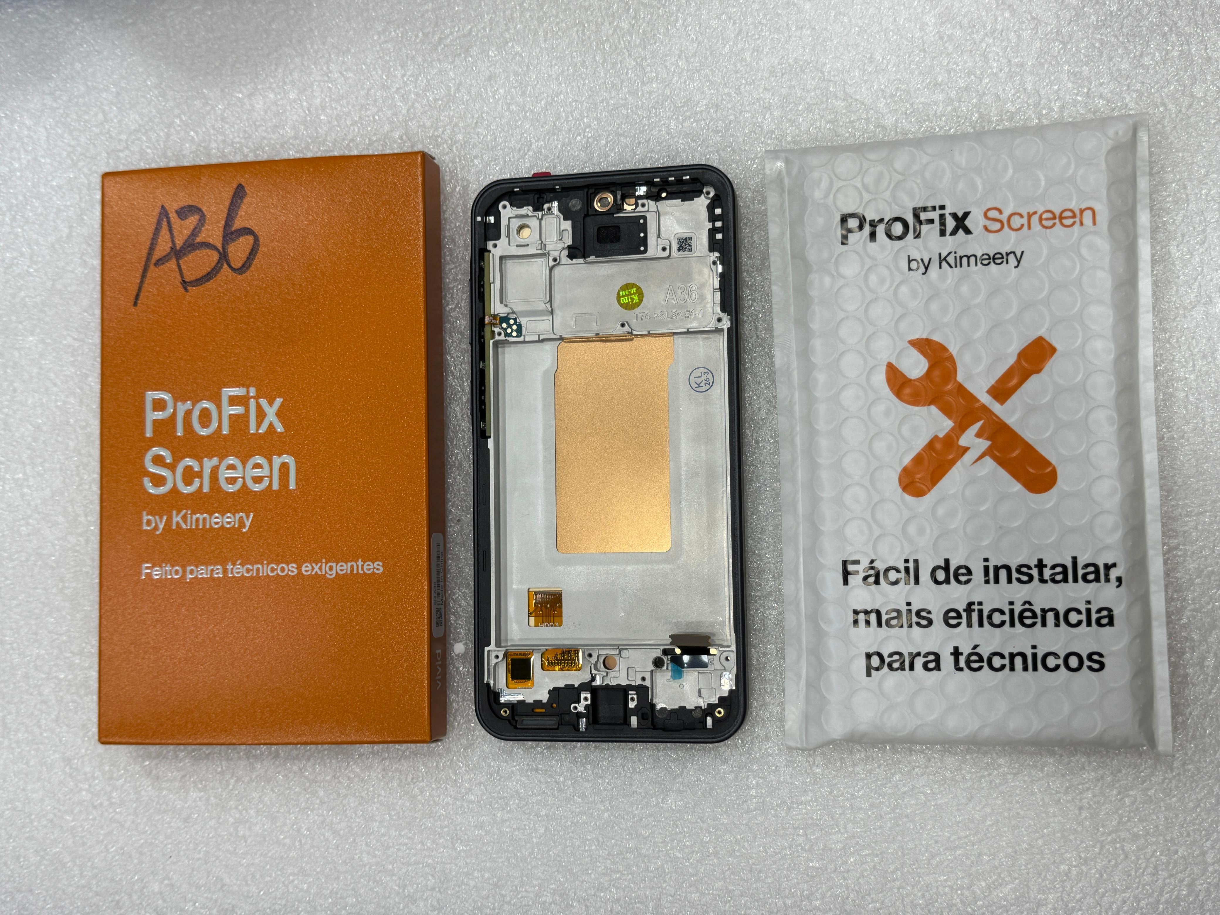 ProFix OLED Tela VIVID LCD completa com Samsung Galaxy A36 (5G)- PRETO