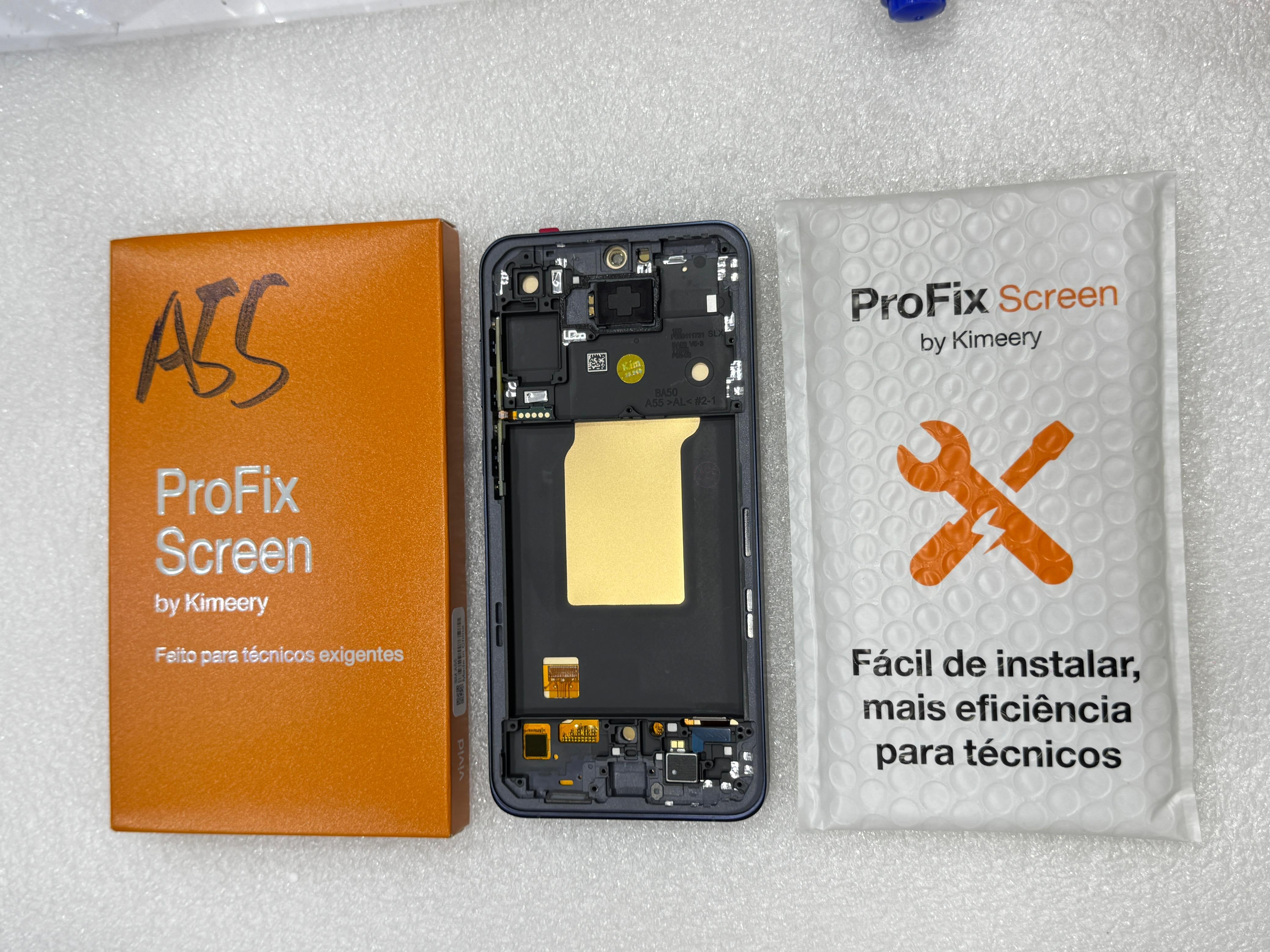 ProFix OLED Tela VIVID LCD completa Para Samsung Galaxy A55 Preto