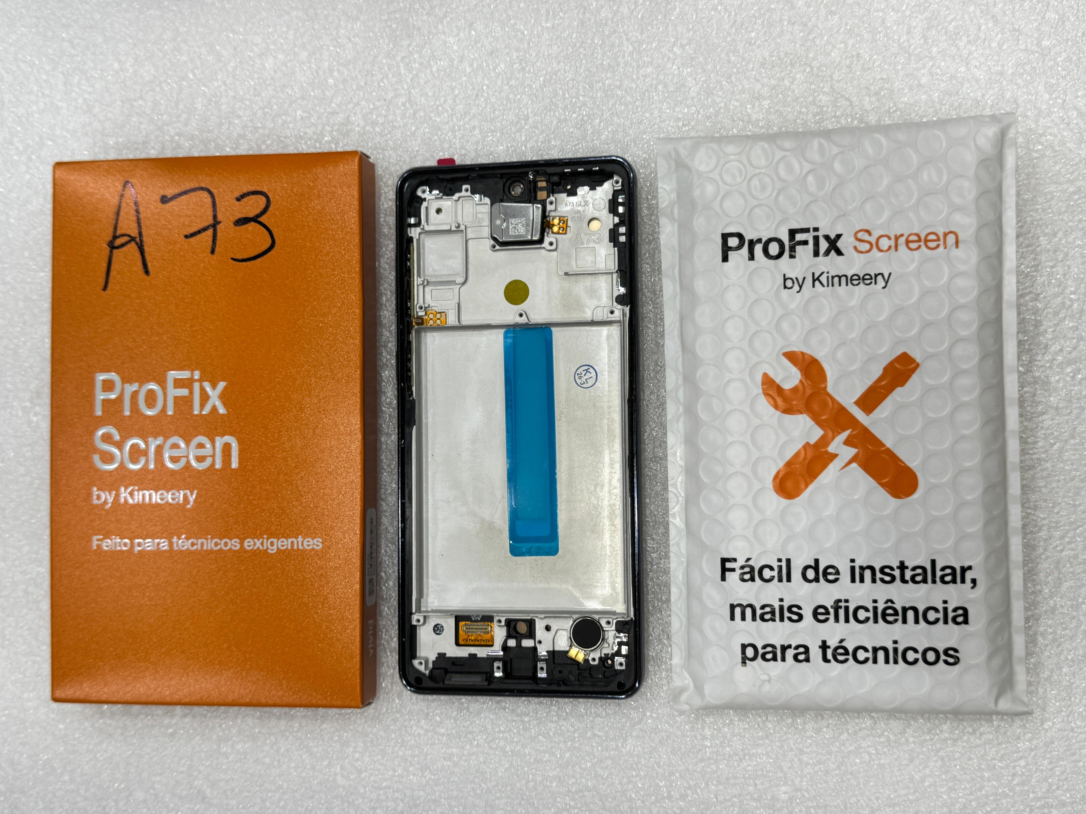 ProFix OLED Tela VIVID LCD completa Para Samsung Galaxy A73 5G Preto