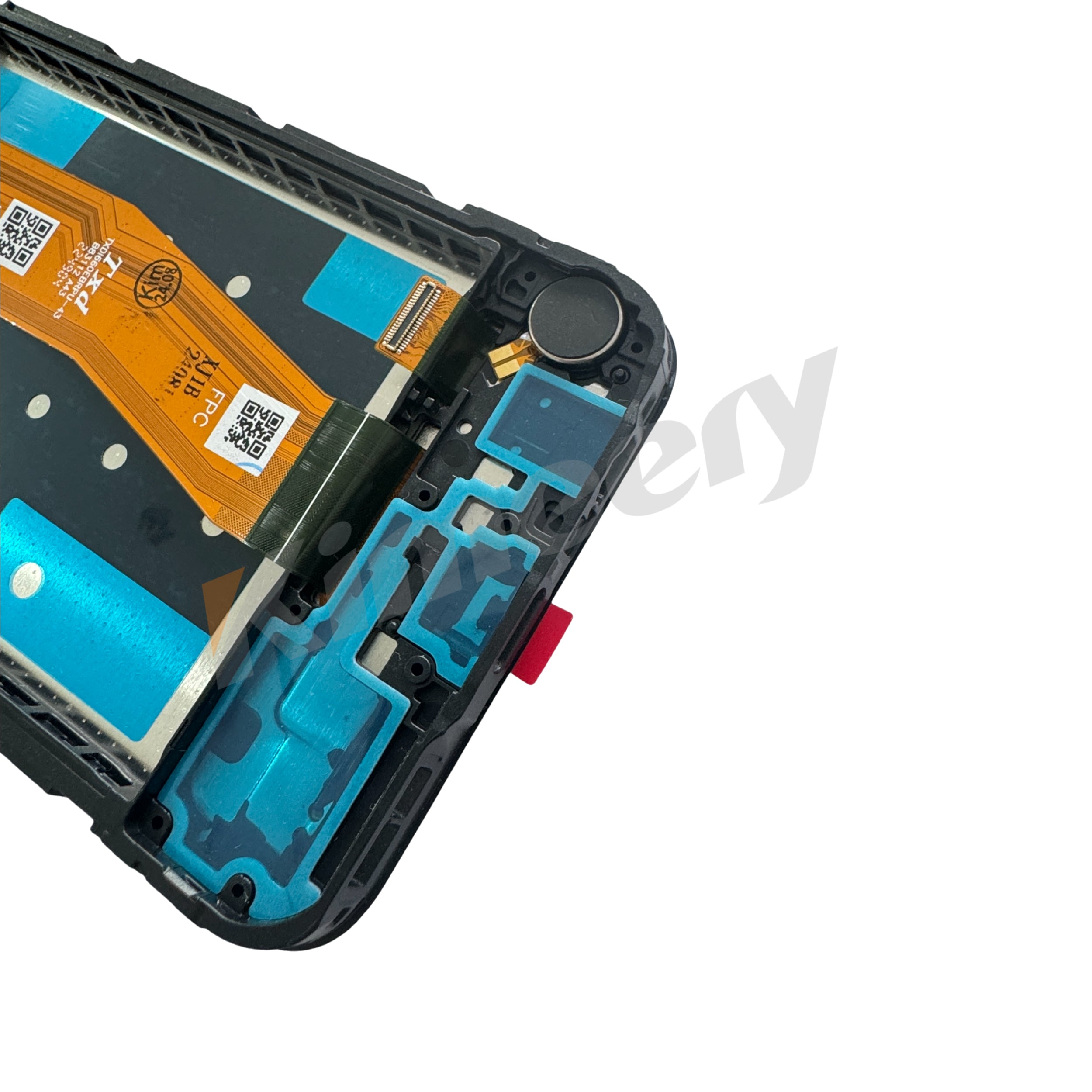 Conjunto de tela LCD com moldura e peças compatíveis com Samsung Galaxy A14 4G A145