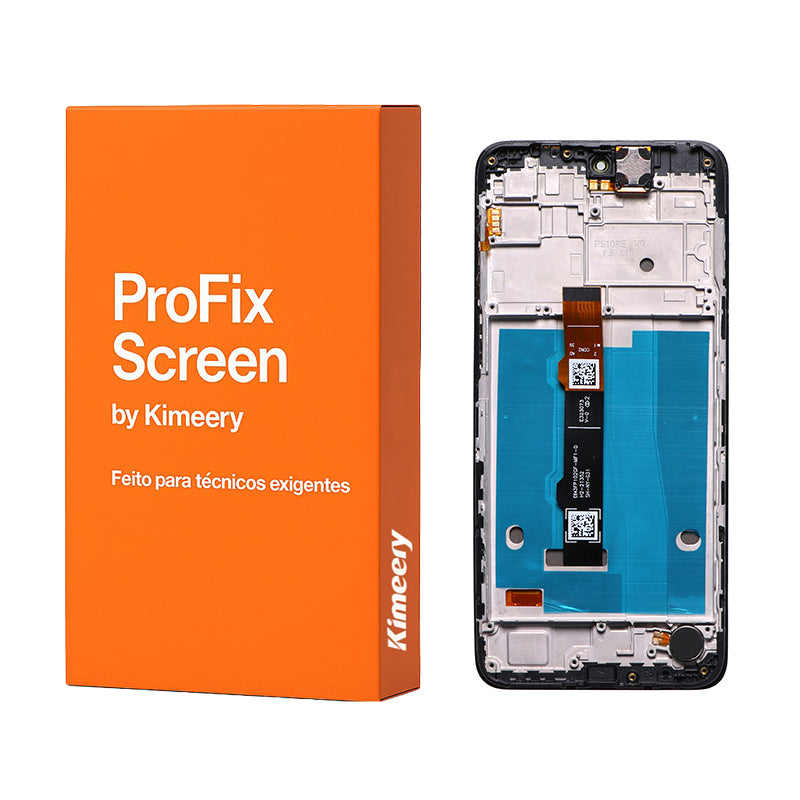 Conjunto de tela sensível ao toque do digitalizador de tela LCD Com Aro para Motorola Moto G42