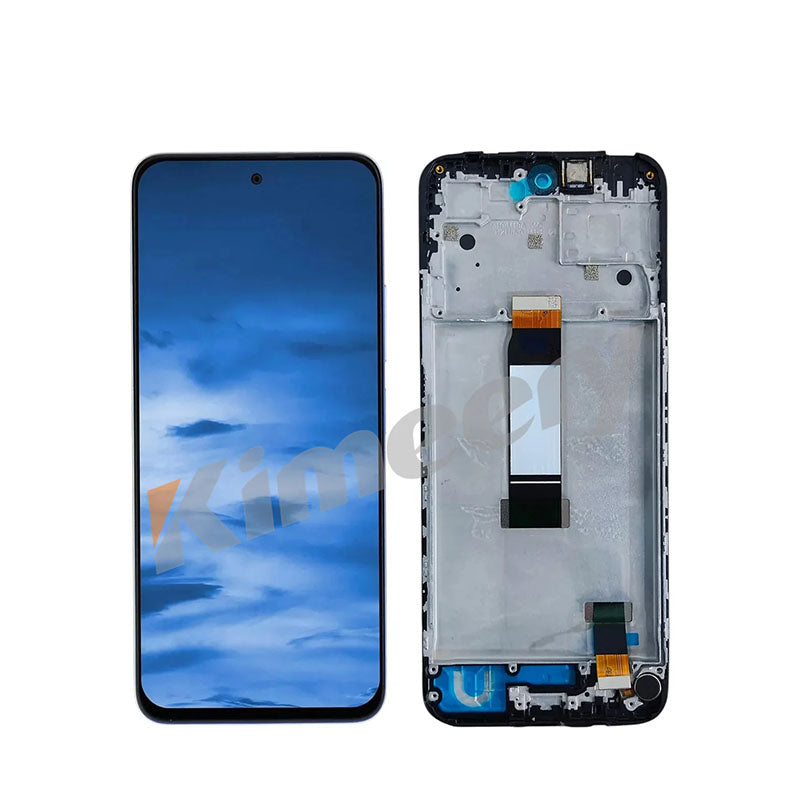 Tela LCD com moldura e peças compatíveis com Xiaomi Redmi 12 5G