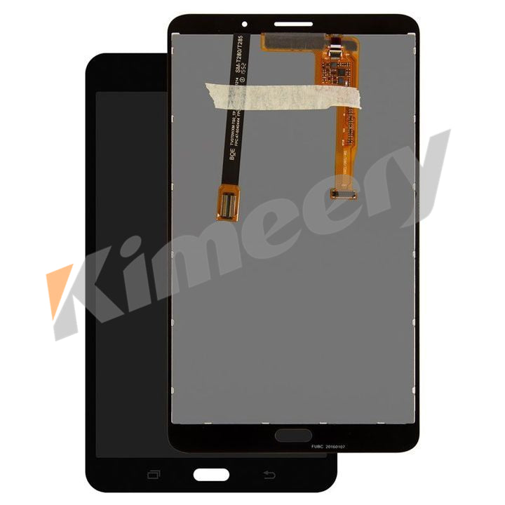 Tela LCD compatível com Samsung Galaxy Tab A 7.0 (2016) T285 Preto