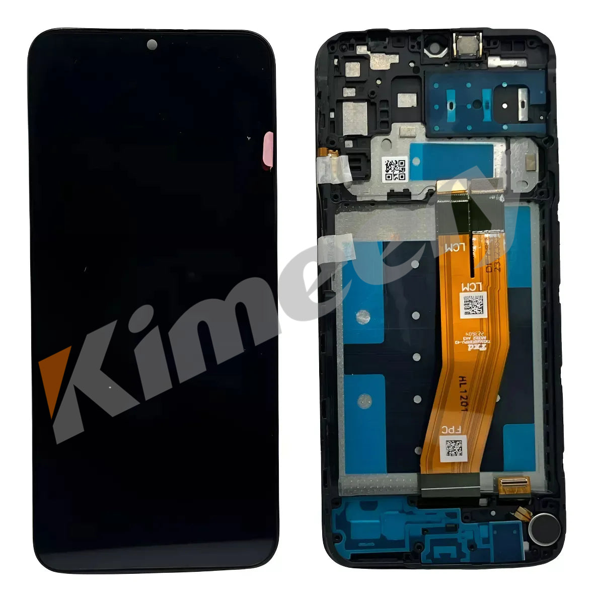 Conjunto de tela LCD com moldura e peças compatíveis com Samsung Galaxy A14 4G A145