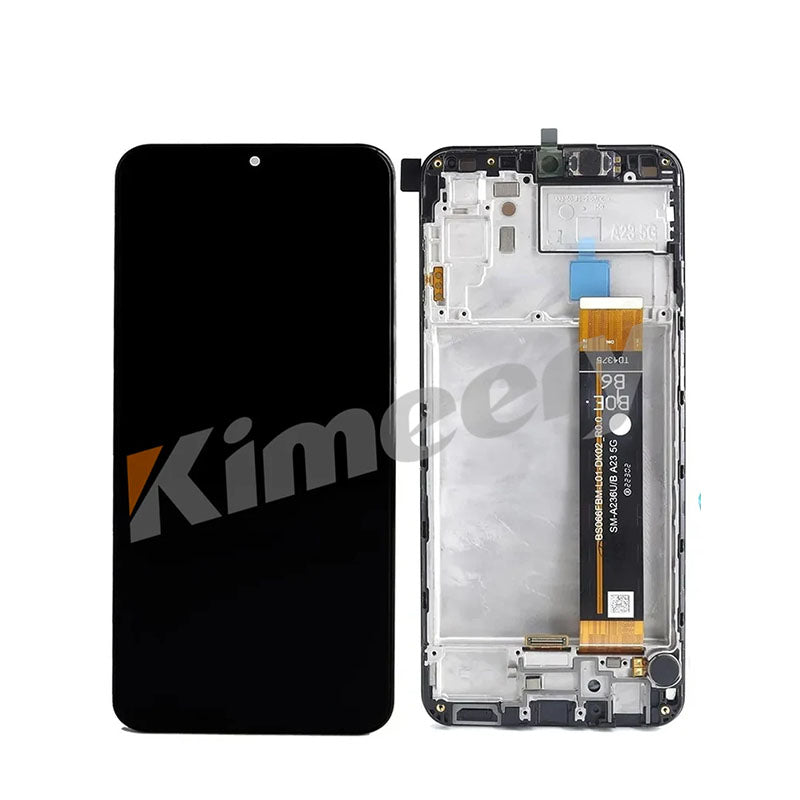 Tela LCD com moldura e peças compatíveis com Samsung Galaxy A23 5G A236