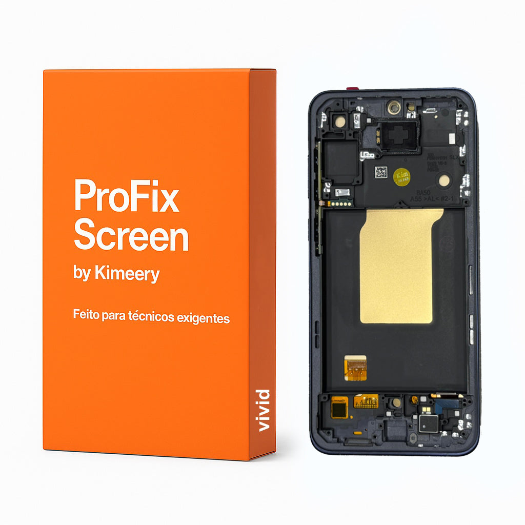 ProFix OLED Tela VIVID LCD completa Para Samsung Galaxy A55 Preto