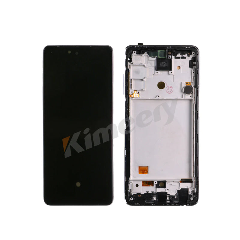 Frontal OLED com moldura com peças compatíveis para Samsung Galaxy A72 A725