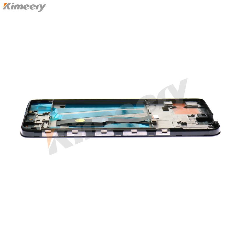 Tela sensível ao toque LCD Com Aro para Motorola One Fusion Plus