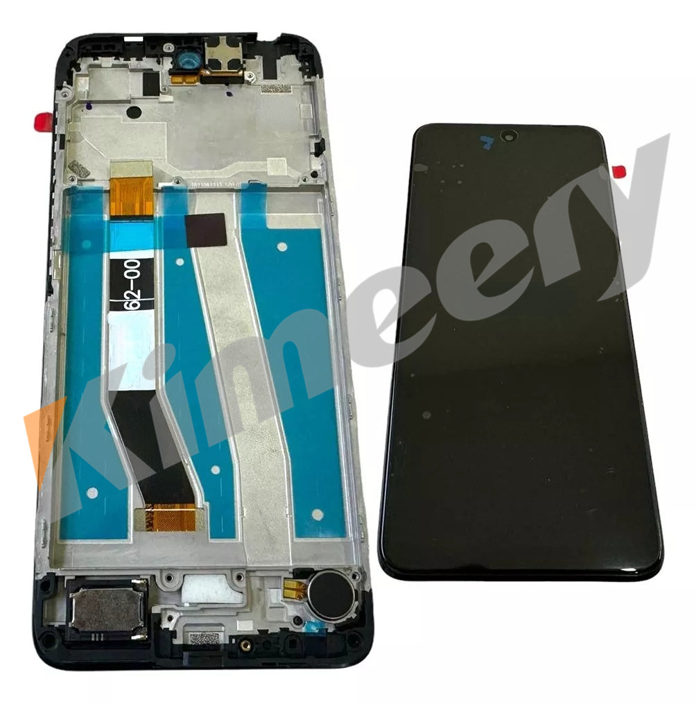LCD Screen Digitizer Touch Screen Assembly With Frame With Parts for Motorola Moto G14